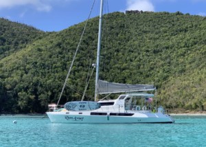 Rumaway 53 foot charter yacht