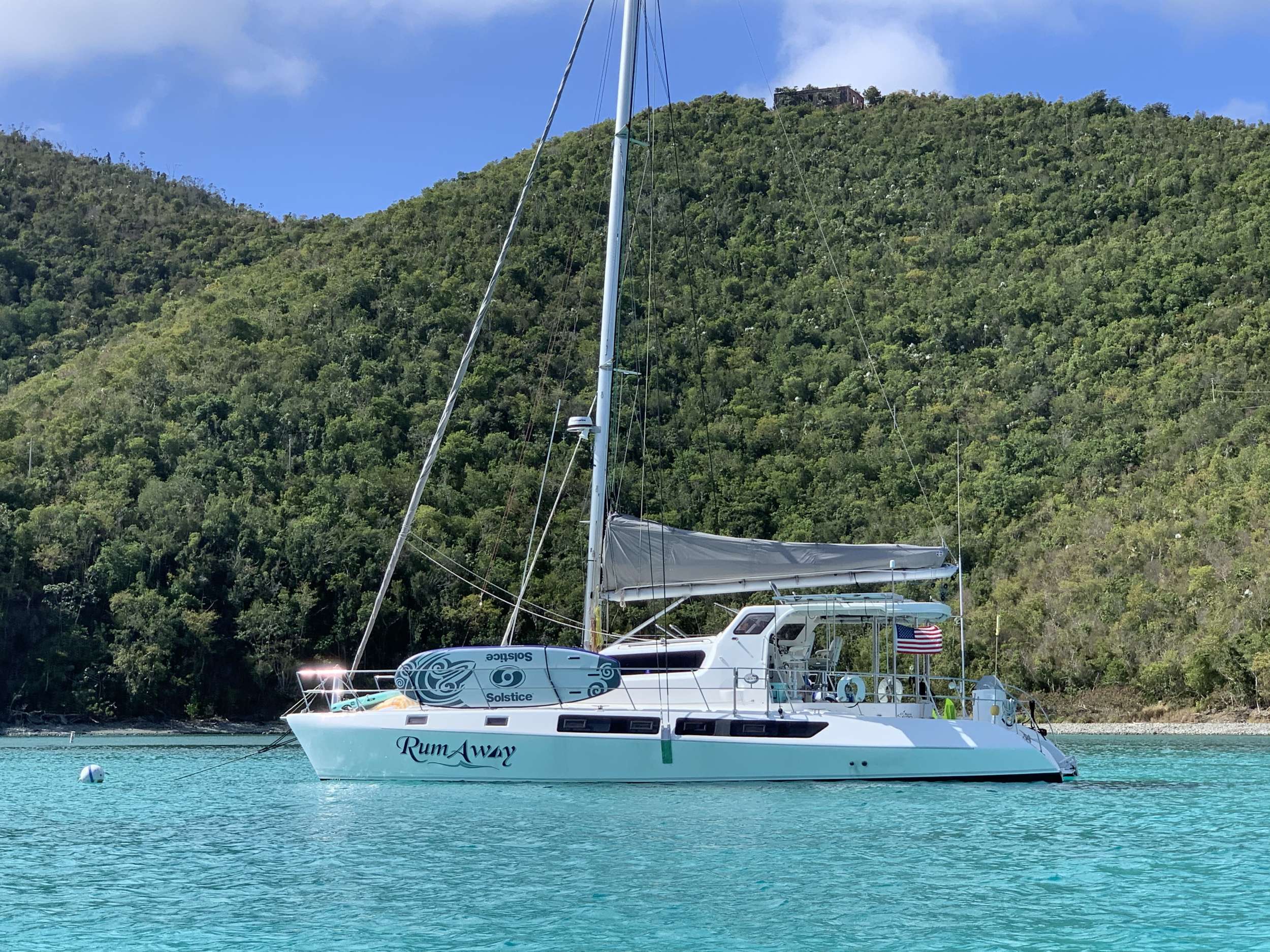 Rumaway 53 foot charter yacht