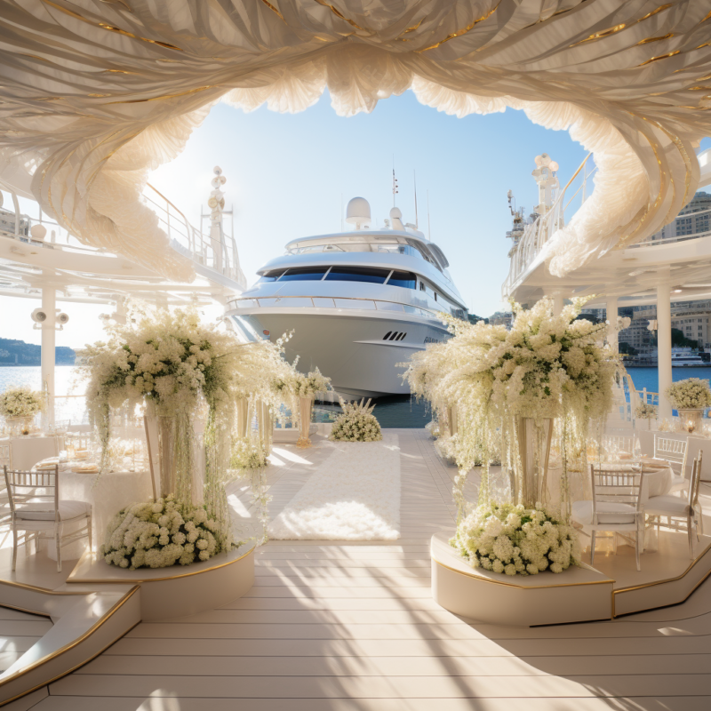 star yacht wedding