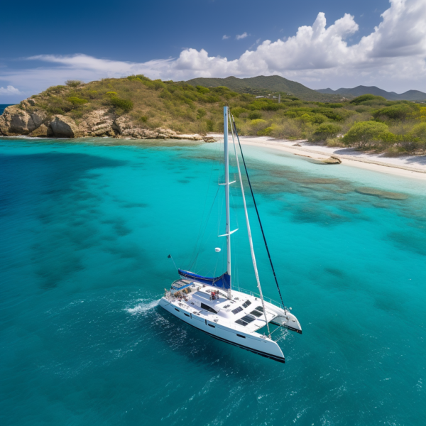 chartering catamaran caribbean