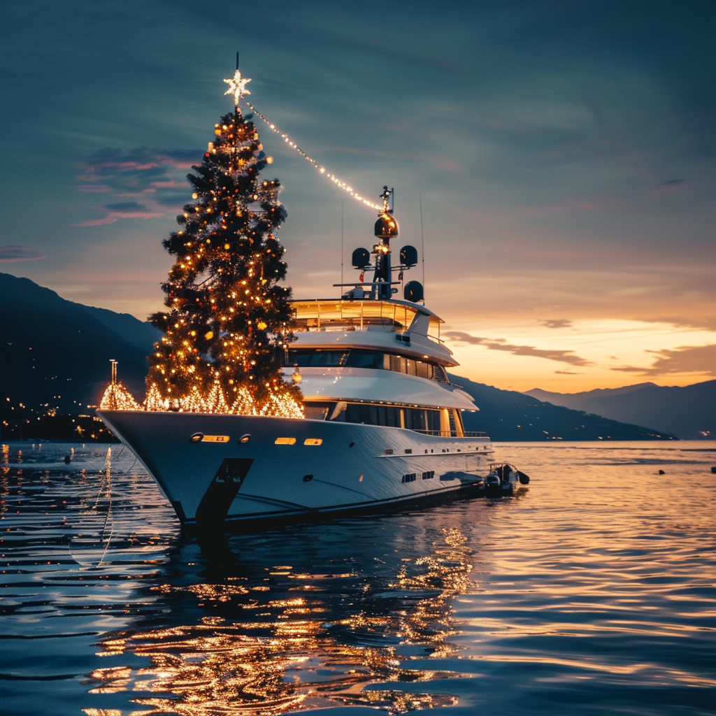 christmas yacht vacation
